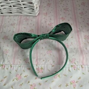 Green Bow Headband